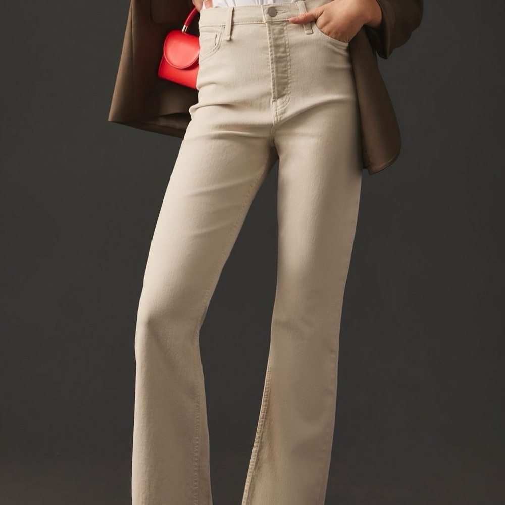 Hudson Jeans, Faye Ultra High Rise Flare, Beige, size 29 NWT